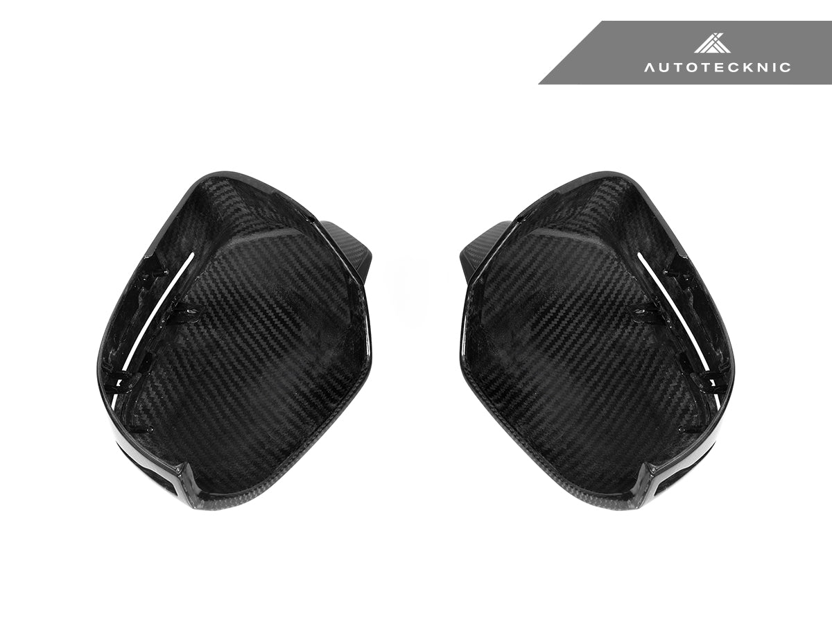 AutoTecknic M-Inspired Dry Carbon Mirror Cap Set - BMW G60 5-Series | G70 7-Series