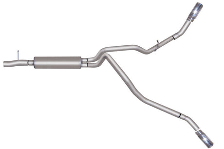 Gibson 05-06 Ford F-250 Super Duty Lariat 6.8L 2.5in Cat-Back Dual Extreme Exhaust - Stainless