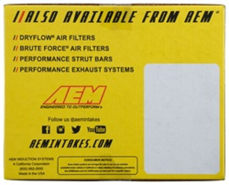 AEM Induction AEM 94-97 Accord DX/LX/EX Polished Short Ram Intake 22-408P
