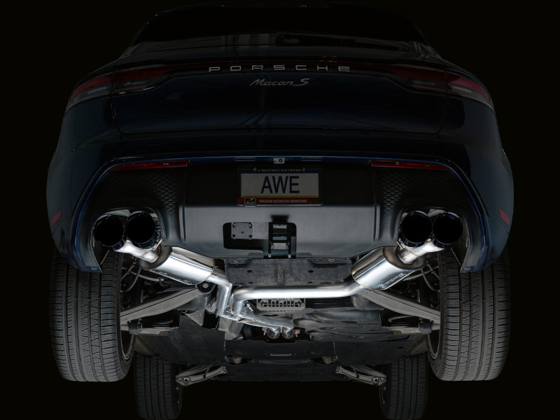 AWE Tuning 2022+ Porsche Macan 2.9TT Touring Edition Catback Exhaust w/ Diamond Black Tips 3015-43952