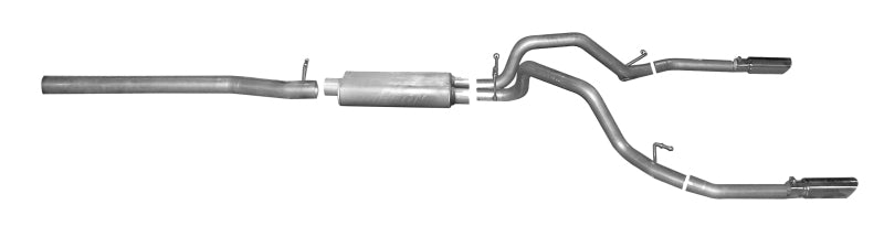 Gibson 14-19 Cadillac Escalade ESV Base 6.2L 3.5in/2.25in Cat-Back Dual Split Exhaust - Stainless