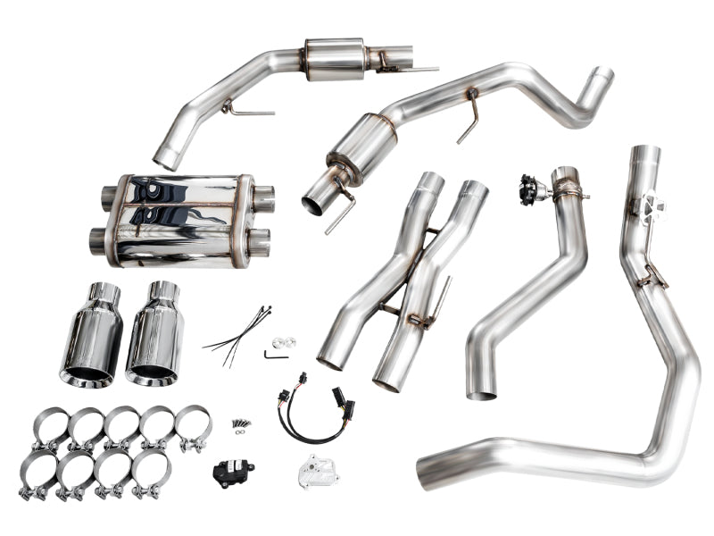 AWE Tuning AWE Gen 3 Raptor R SwitchPath Exhaust - Chrome Silver Tips 3025-32852