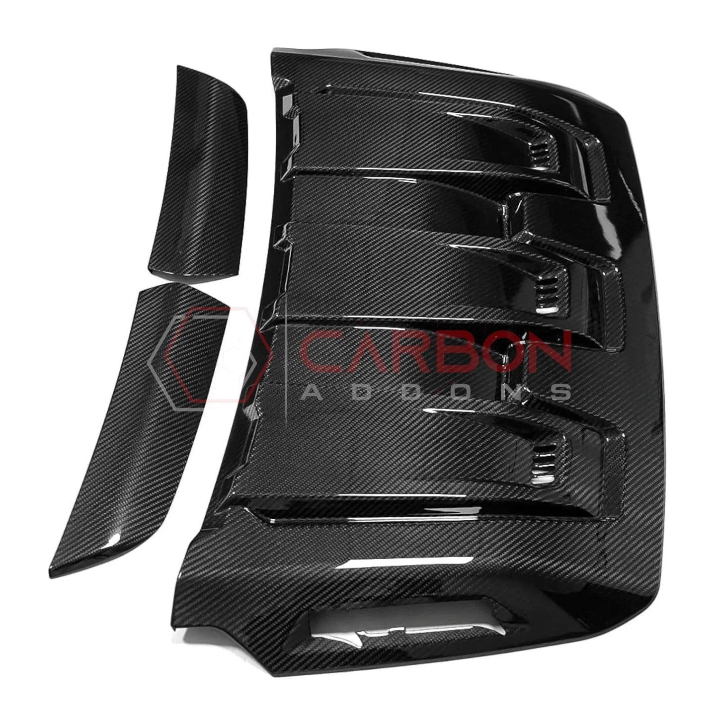 2023-Up Ford F-150 Raptor R Carbon Fiber Hood Vent Cover | V8