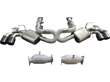 SPDZ1 Corvette C8 Stingray (AFM/NPP) X-pipe Exhaust System Ultra Edition