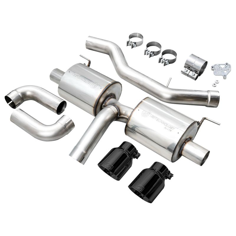 AWE Tuning Touring Edition Axle Back Exhaust | 3" Diameter | 4.5" Dual Diamond Black BMW 430i 2021-2024|BMW 330i 2019-2024