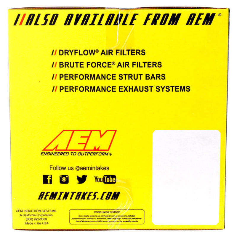 AEM Induction AEM 2020 Toyota Supra GR L6-3.0L F/I Cold Air Intake System - Black 21-875DS