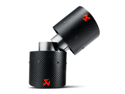 Akrapovic 07-14 MINI Cooper S (R56) / Cooper S Cabrio (R57) Tail Pipe Set (Carbon) TP-MINR56/57-CA