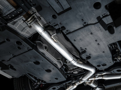 AWE Tuning AWE 23-24 Toyota GR Corolla Track Edition Catback Exhaust - Chrome Silver Tips 3020-52472