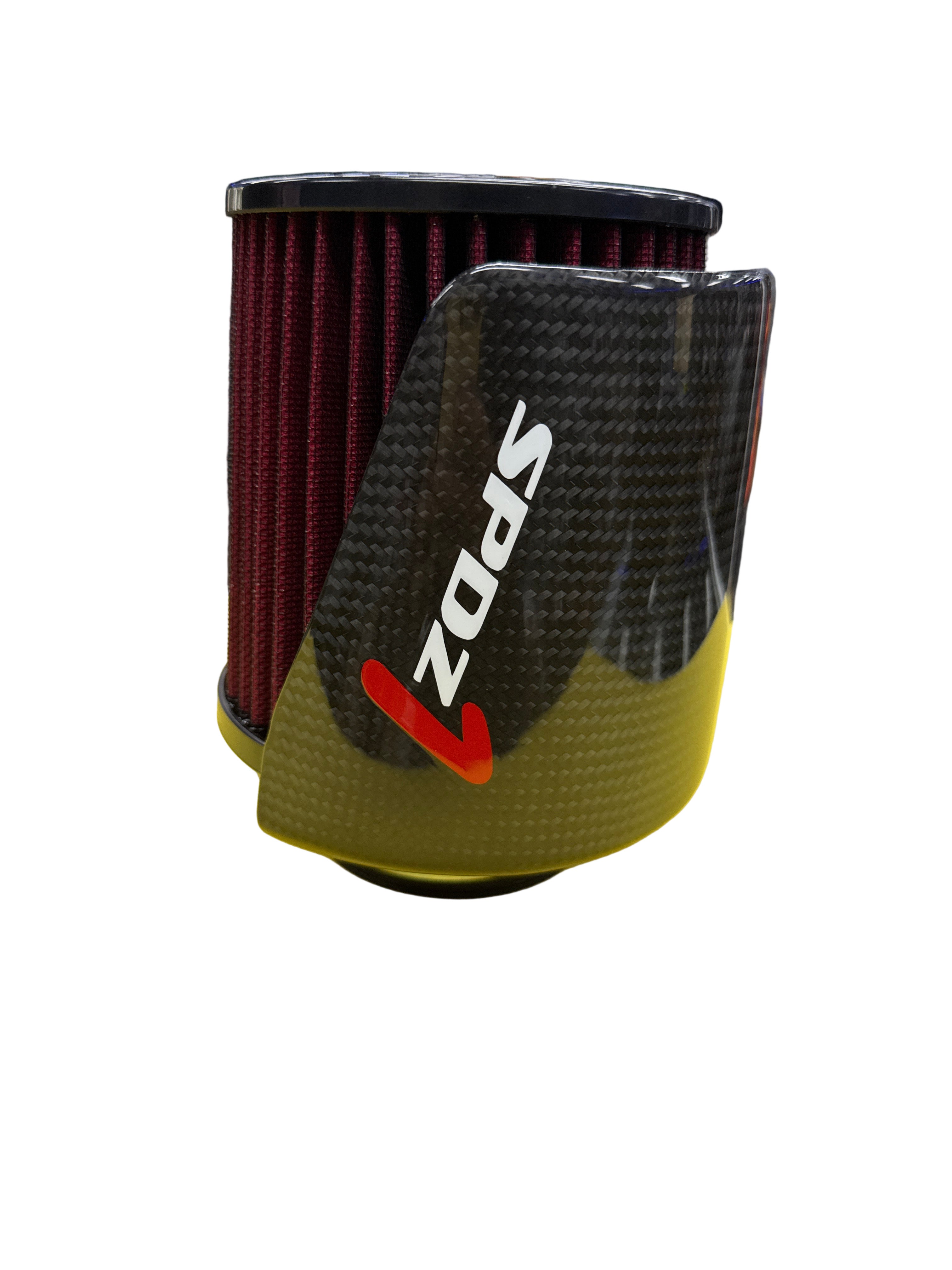 SPDZ1 Carbon Cover High Velocity 3” Inlet Intake Filter
