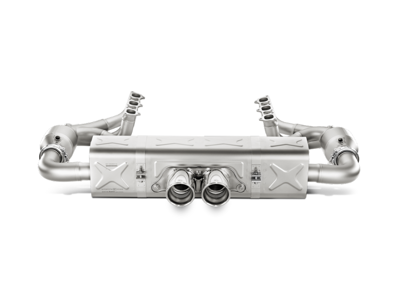 Akrapovic 14-17 Porsche 911 GT3 (991) Evolution Race Line w/ Cat/Header (Titanium) (Req. Tips) S-PO/TI/3/1