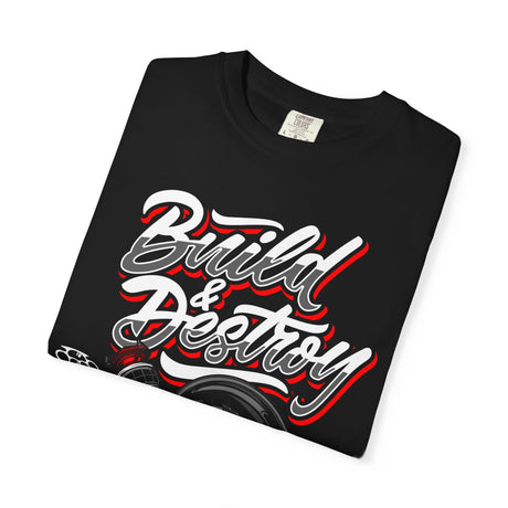 Build & Destroy T-Shirt – JDM Street Garage Edition