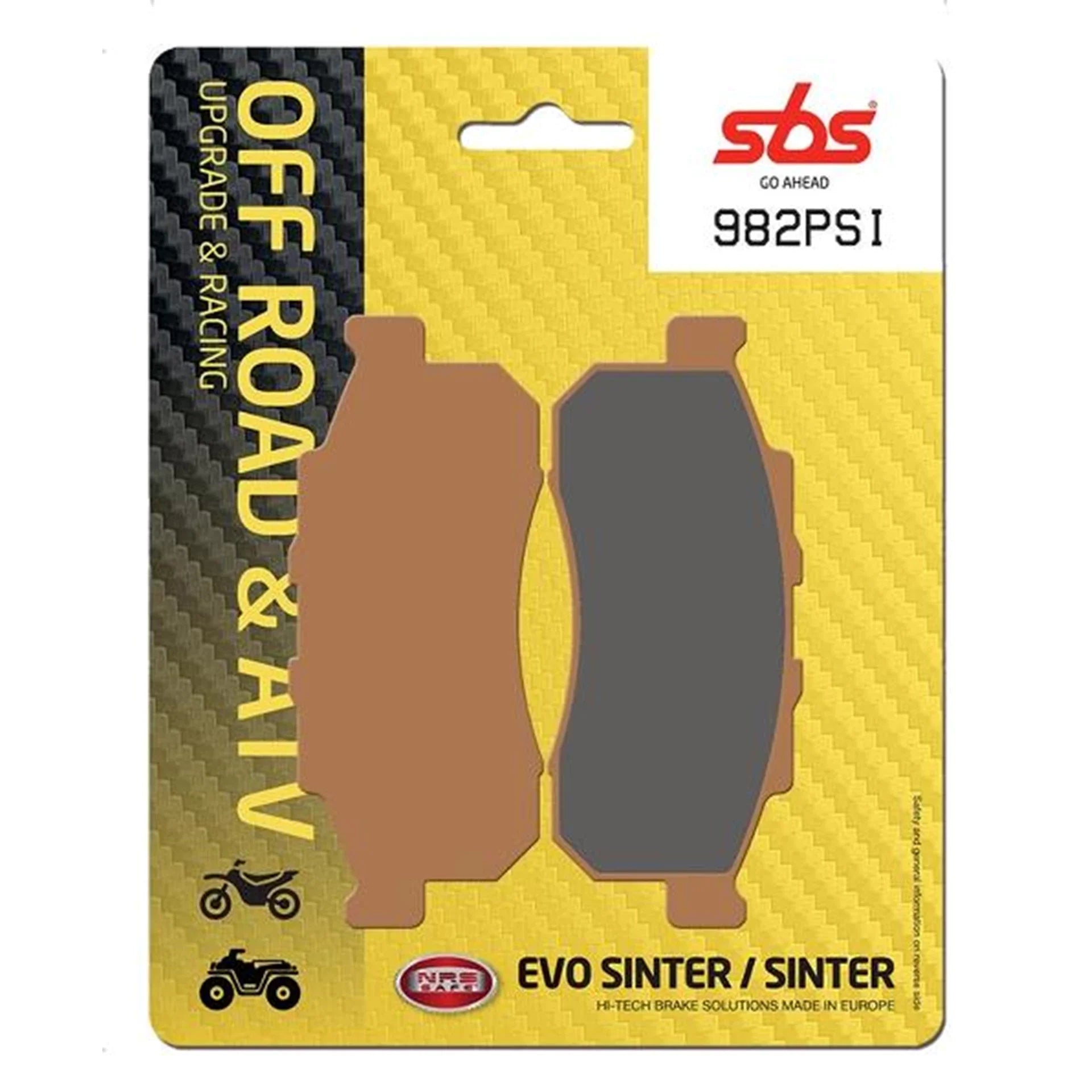 SBS BRAKE PADS 982PSI