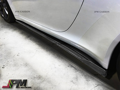 [JPMCarbon] DP Style Carbon Fiber Side Skirt Expansion Lip for 2012-2016 Porsche 911 991 GT3 Only