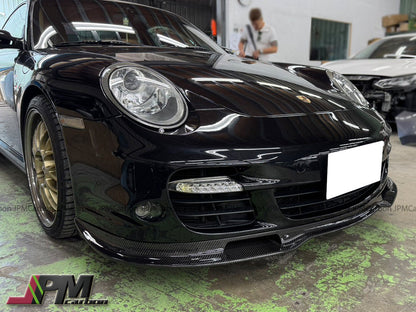 [JPMCarbon] JPM R1 Carbon Fiber Front Lip Fits For 2006-2012 Porsche 911 997 Turbo Only