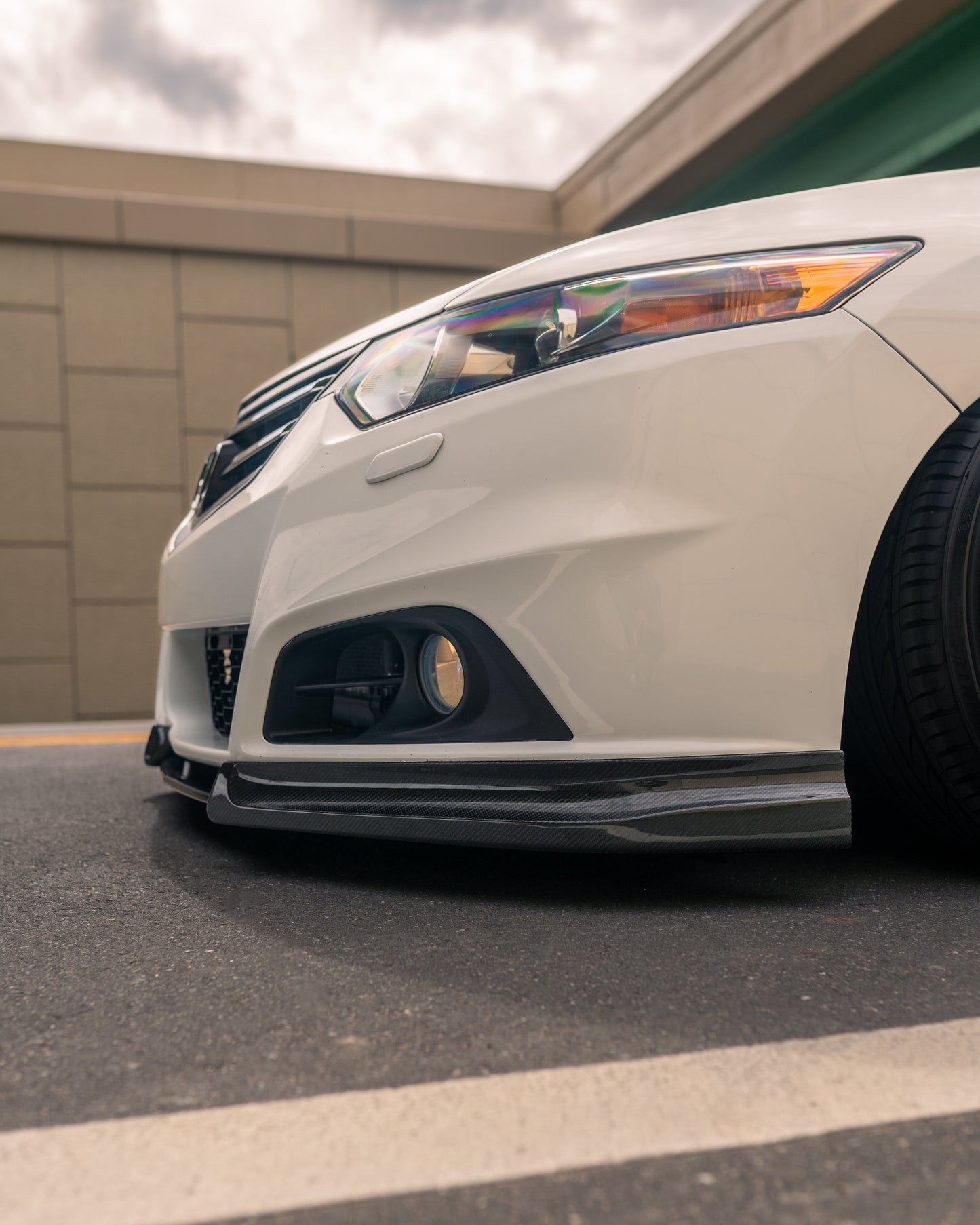 Spdz1 09-14 Acura Tsx Modulo Carbon Fiber Front Lip