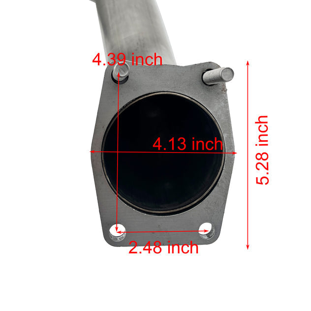 SPDZ1 2017-2023 6.6L Chevy L5P Duramax Diesel 3.5" Downpipe Exhaust