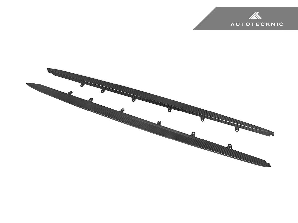 AutoTecknic Dry Carbon Fiber Side Skirt Extension Set - F90 M5 | G30 5-Series