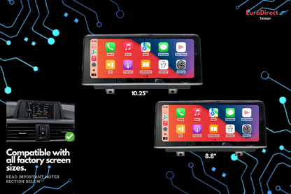 BMW F20, F22, F30, F31, F32, F33, F34, F36, F45, F48, F80, F83, F82 M3 M4 (X1, X2, 1, 2, 3 & 4 Series) CarPlay / Android Auto