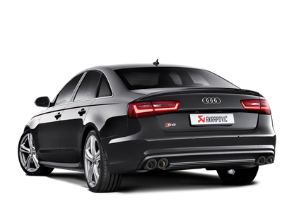 Akrapovic 13-17 Audi S6 Avant/Limousine (C7) Evolution Line Cat Back (Titanium) w/ Carbon Tips S-AU/TI/6H