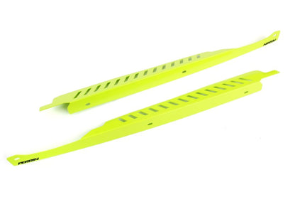 PERRIN Performance [11-14 WRX, 08-14 STI] Fender Shrouds - Neon Yellow | PSP-ENG-549NY