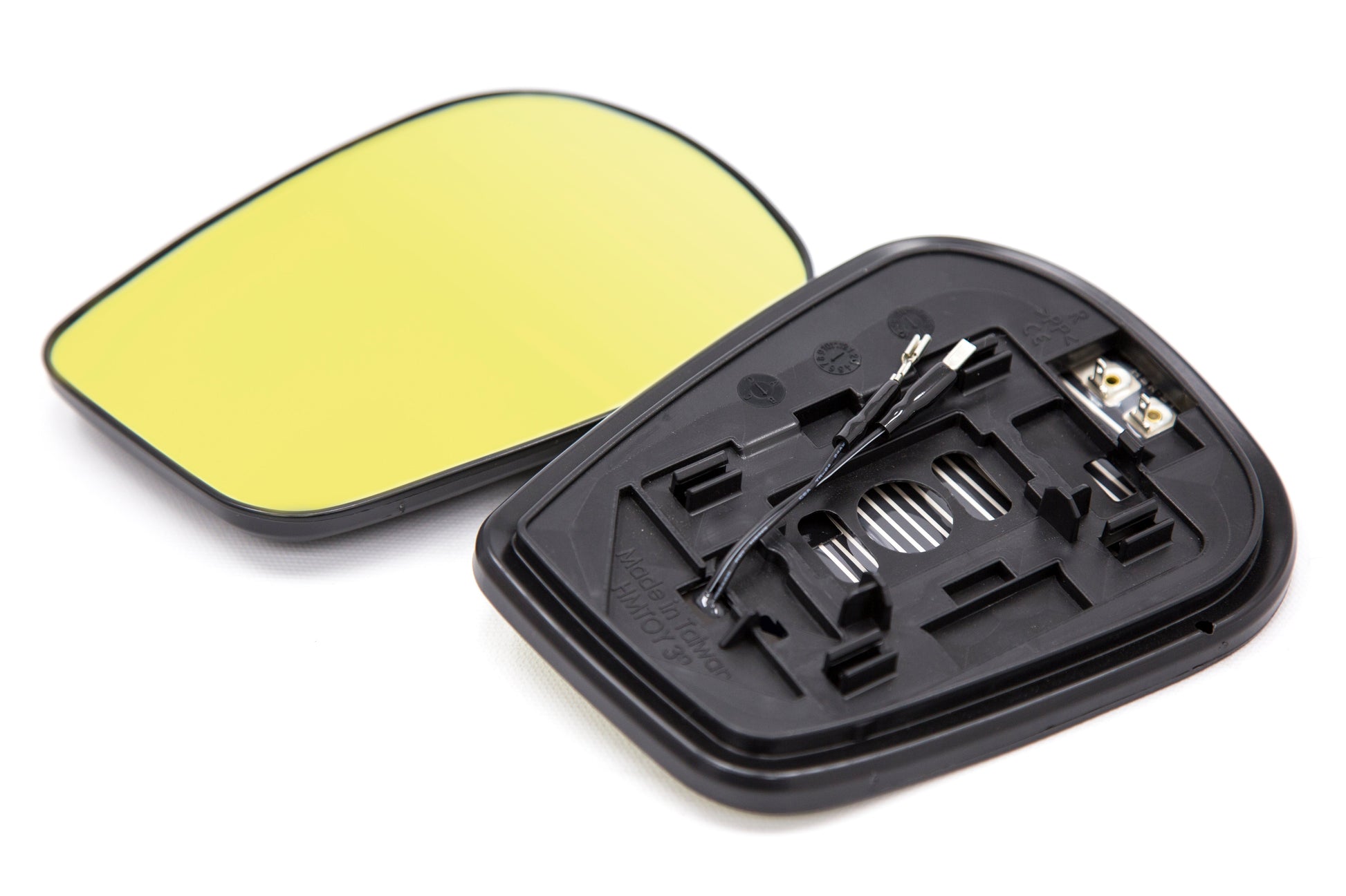 OLM Wide Angle Convex Mirrors (With Defrosters/No Turn Signals) - Gold - 2013-2021 Scion FR-S / Subaru BRZ / Toyota 86