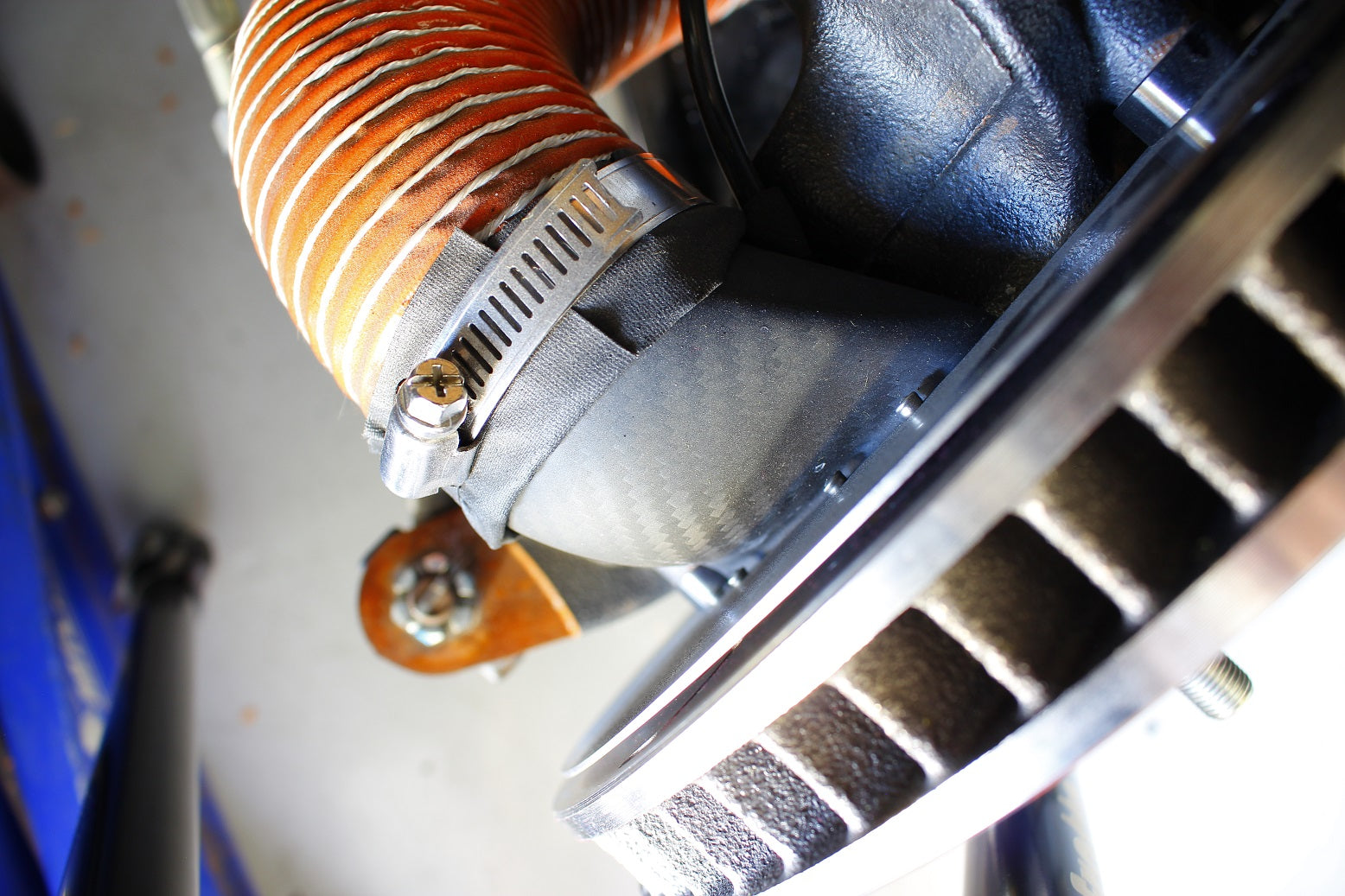 Brake Cooling Package, Fog light to Backing Plate - FT86