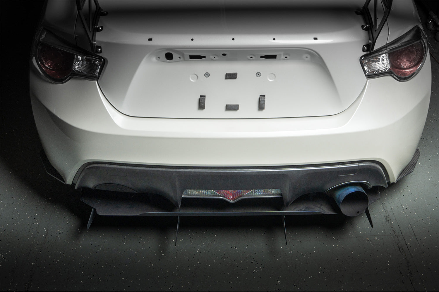 Carbon Exhaust Cutout Cover, Passenger Side - FT86