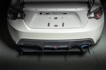 Carbon Exhaust Cutout Cover, Passenger Side - FT86