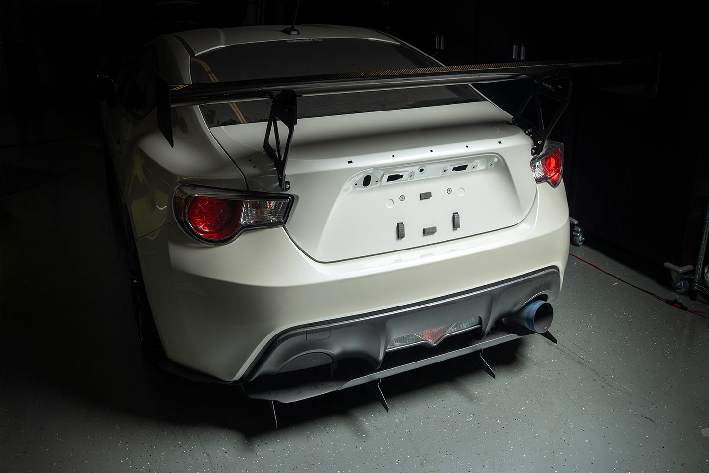 Carbon Exhaust Cutout Cover, Passenger Side - FT86