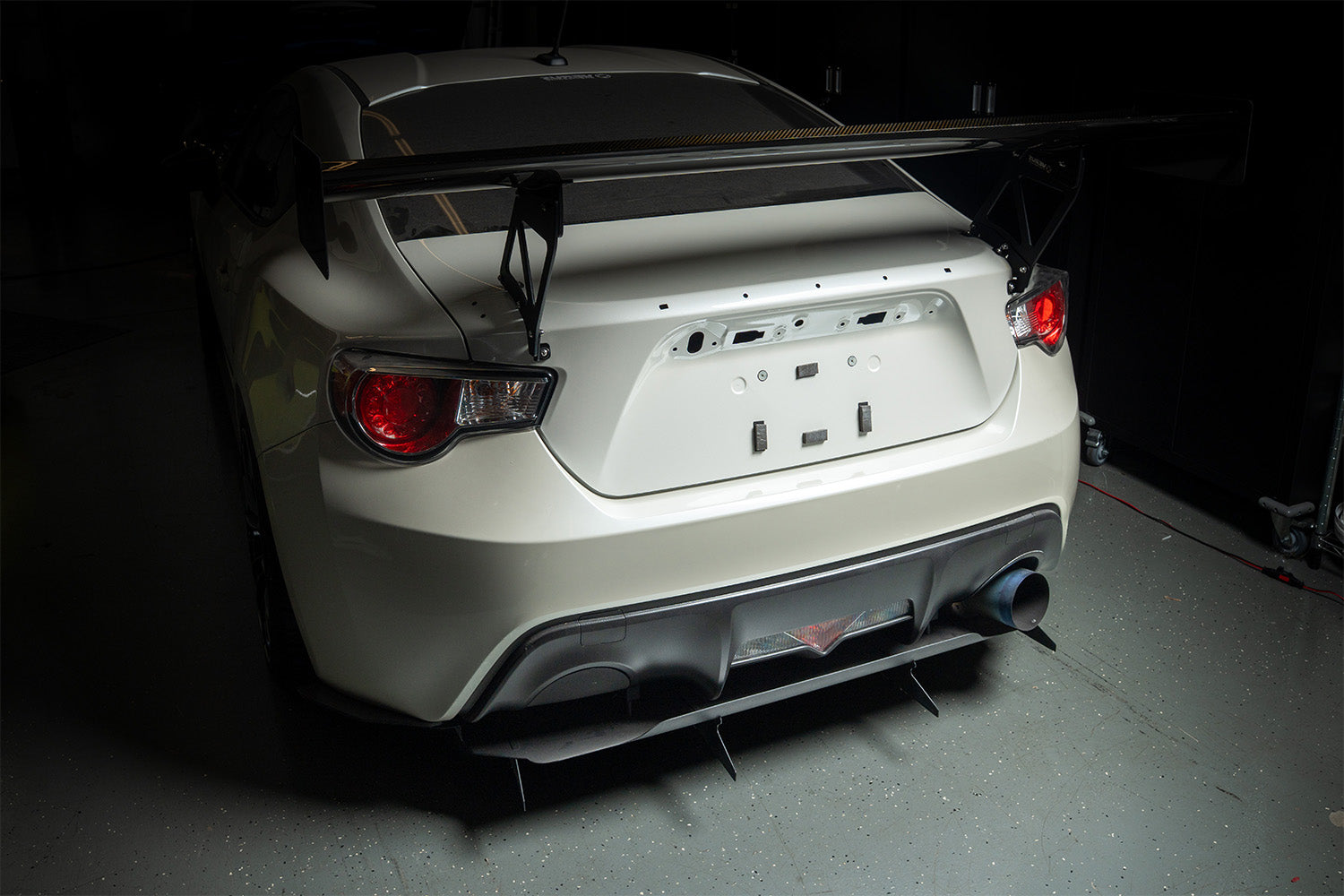 Carbon Exhaust Cutout Cover, Passenger Side - FT86