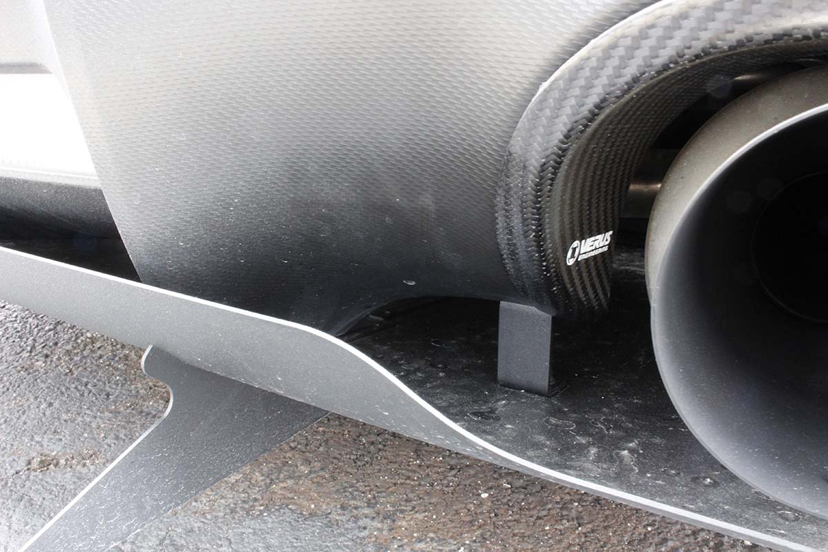 Carbon Exhaust Cutout Cover, Passenger Side - FT86
