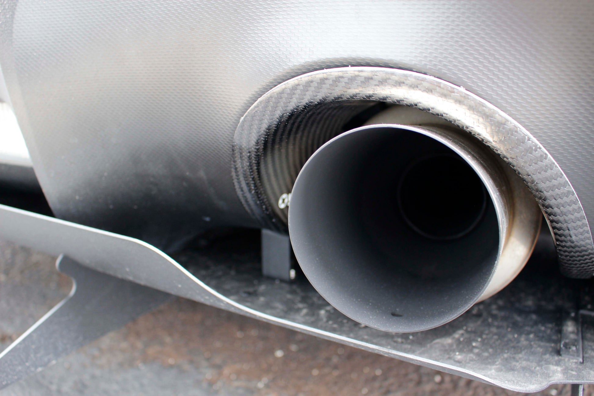 Carbon Exhaust Cutout Cover, Passenger Side - FT86
