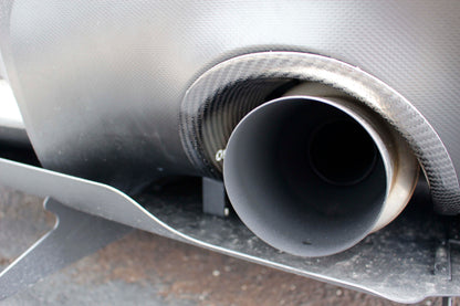 Carbon Exhaust Cutout Cover, Passenger Side - FT86