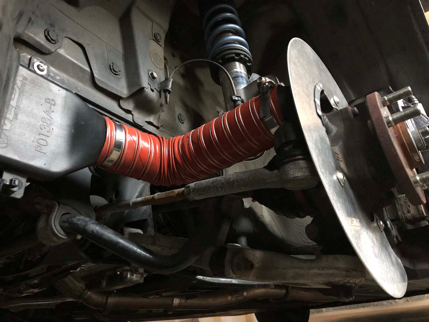 Brake Cooling Kit, Fog light to Backing Plate - WRX