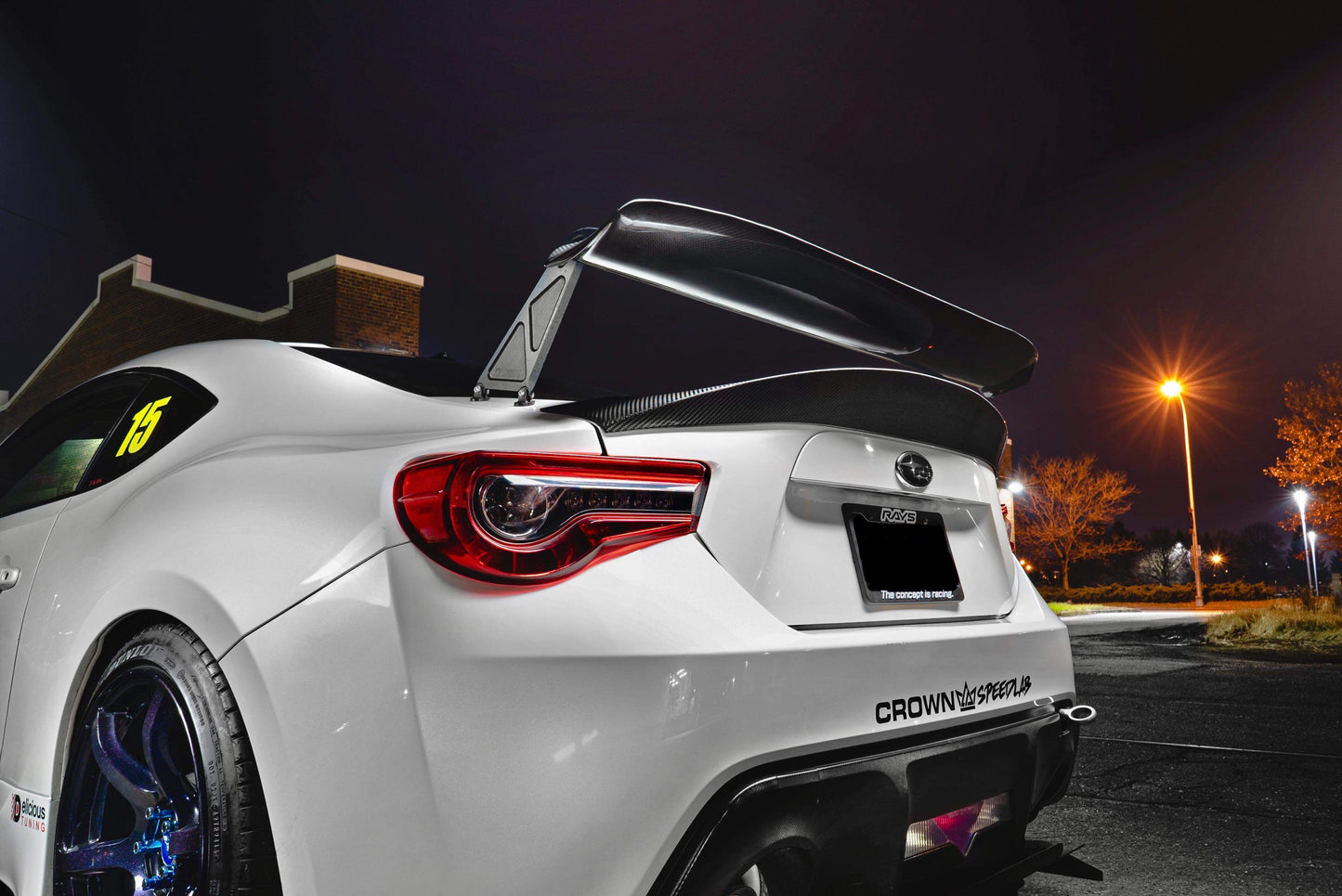 Rear Spoiler, Carbon, High Gloss Finish - 13+ FRS/BRZ/GT86