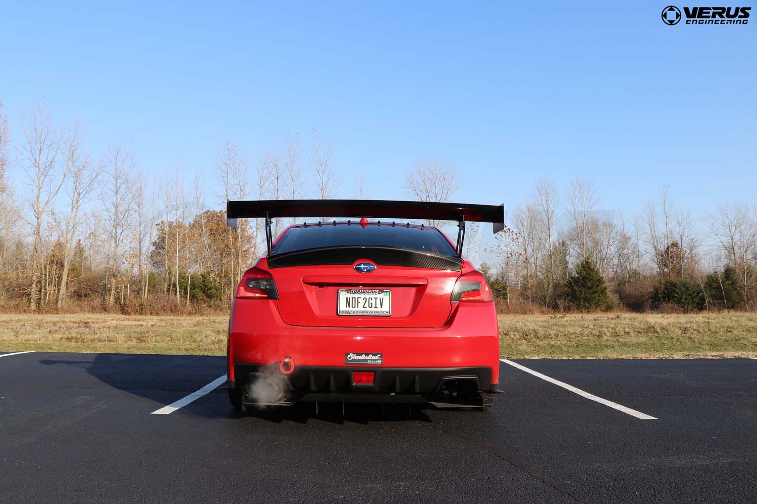 Rear Ducktail Spoiler, High Gloss Finish - VA Subaru WRX