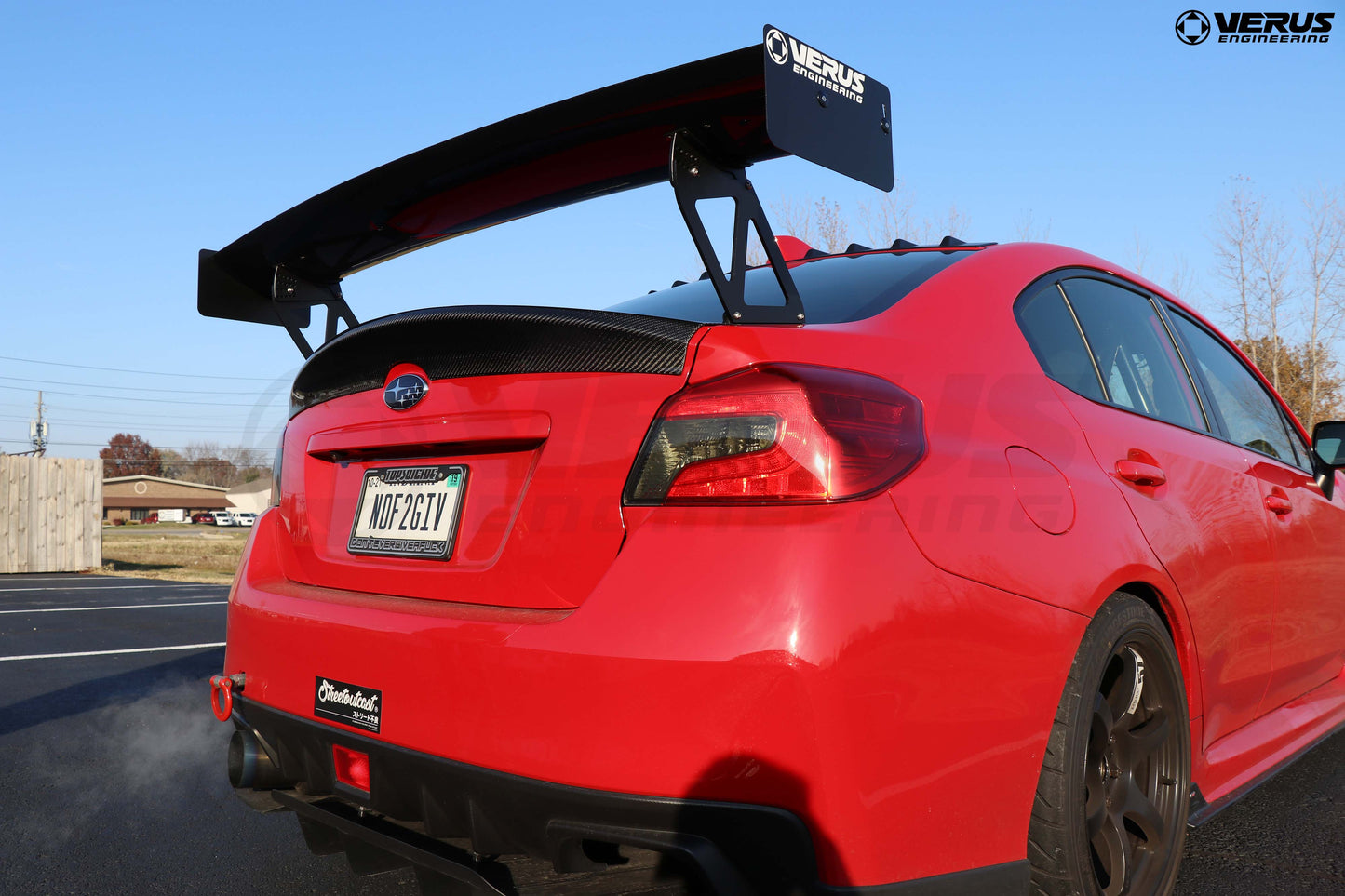 Rear Ducktail Spoiler, High Gloss Finish - VA Subaru WRX