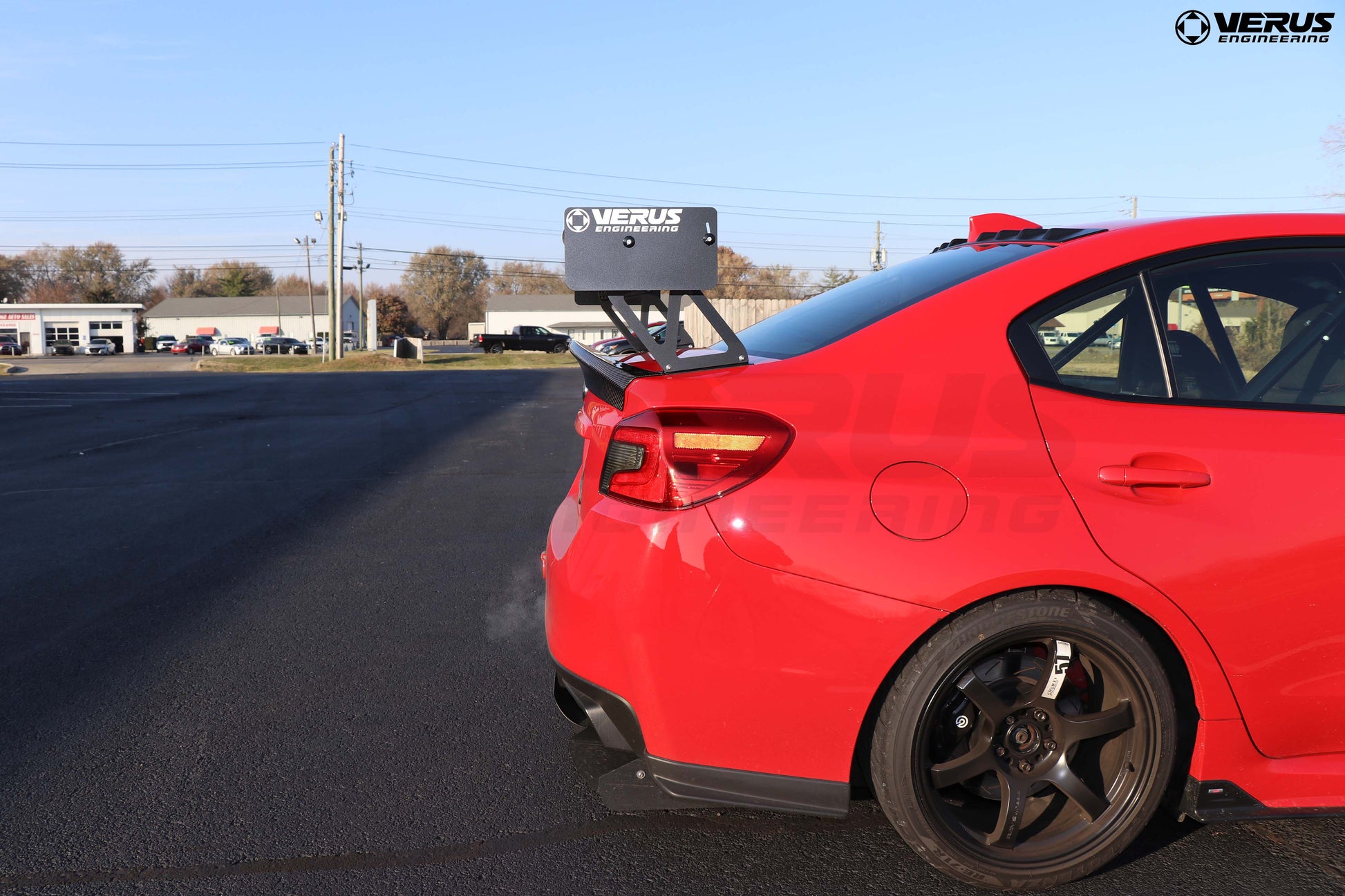 Rear Ducktail Spoiler, High Gloss Finish - VA Subaru WRX