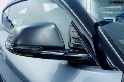 Carbon Fiber Anti-Buffeting Wind Deflector - Toyota Supra