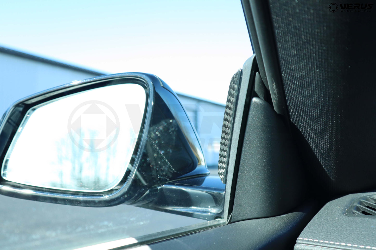Carbon Fiber Anti-Buffeting Wind Deflector - Toyota Supra