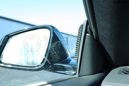 Carbon Fiber Anti-Buffeting Wind Deflector - Toyota Supra