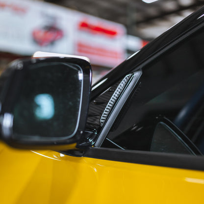 Carbon Fiber Anti-Buffeting Wind Deflector - Toyota Supra