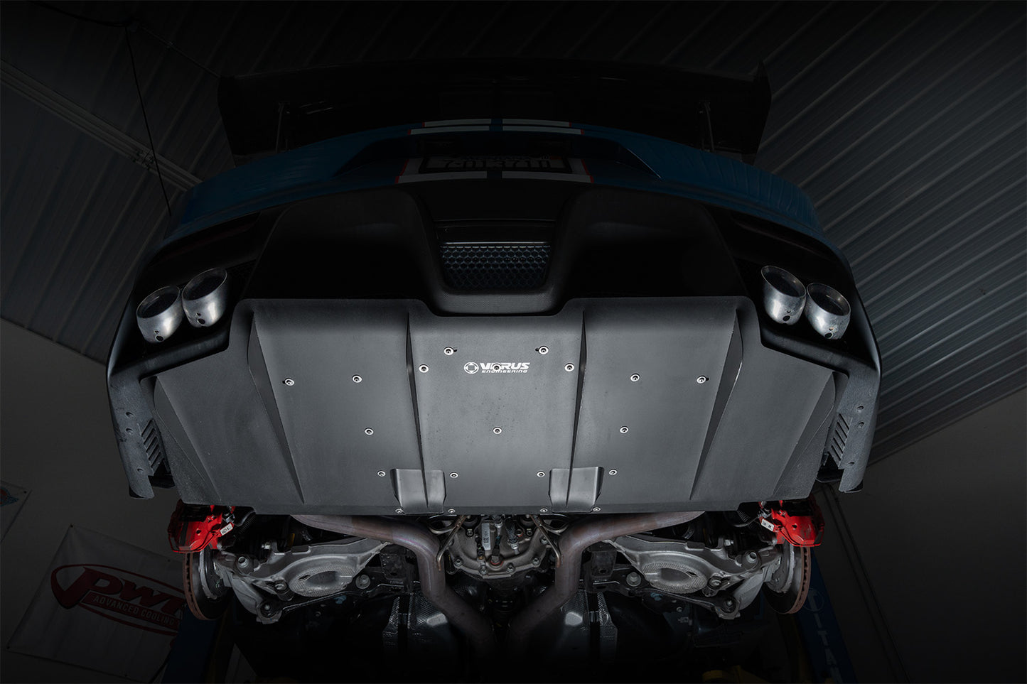 GT350R Rear Diff Cooler to Diffuser Install Kit - Shelby GT350 and GT350R