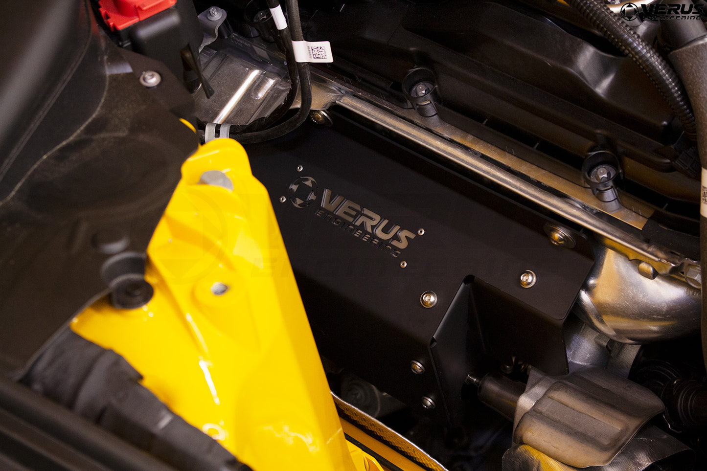 2021+ 6 Port Turbo Heat Shield Kit, Cerakote Black - Mk5 Toyota Supra