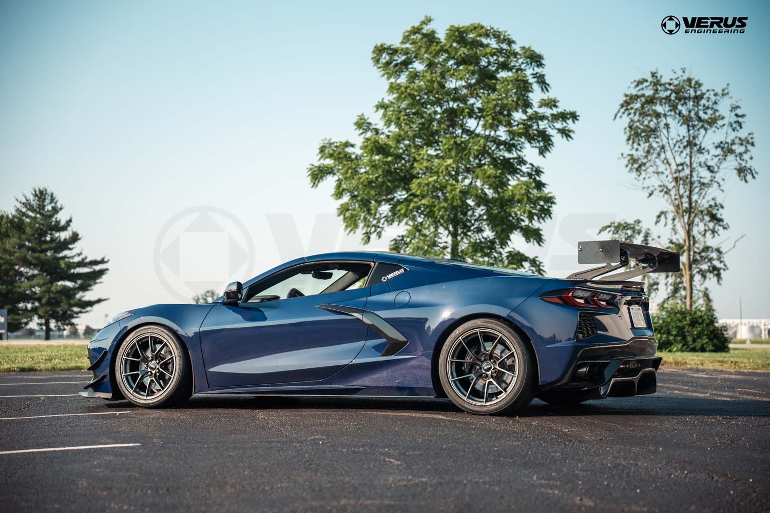 Carbon Polyweave Side Splitter Kit- Crovette Stingray (C8)