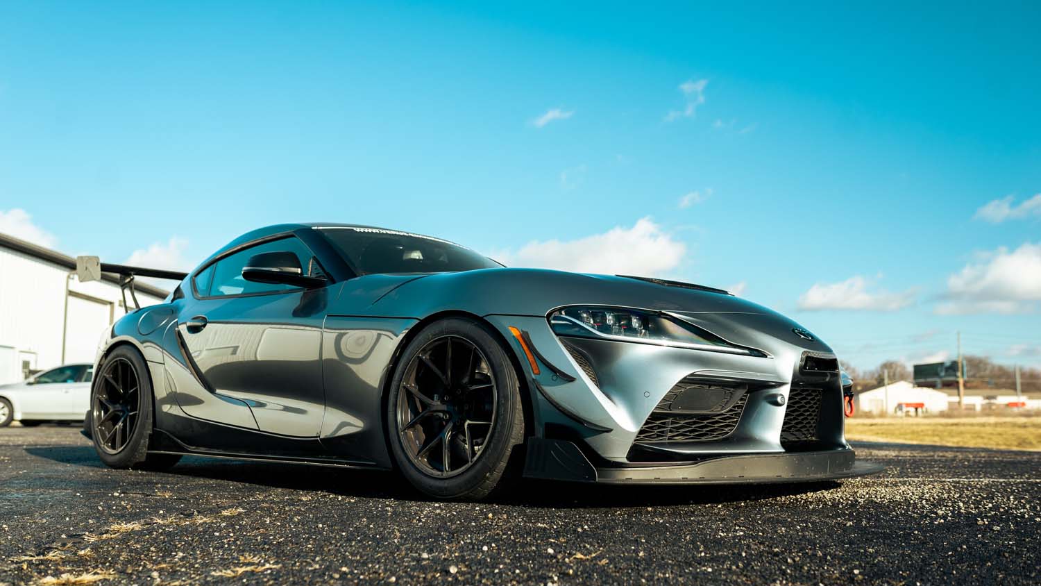 Front Splitter Endplate Kit, High Downforce - Toyota Supra