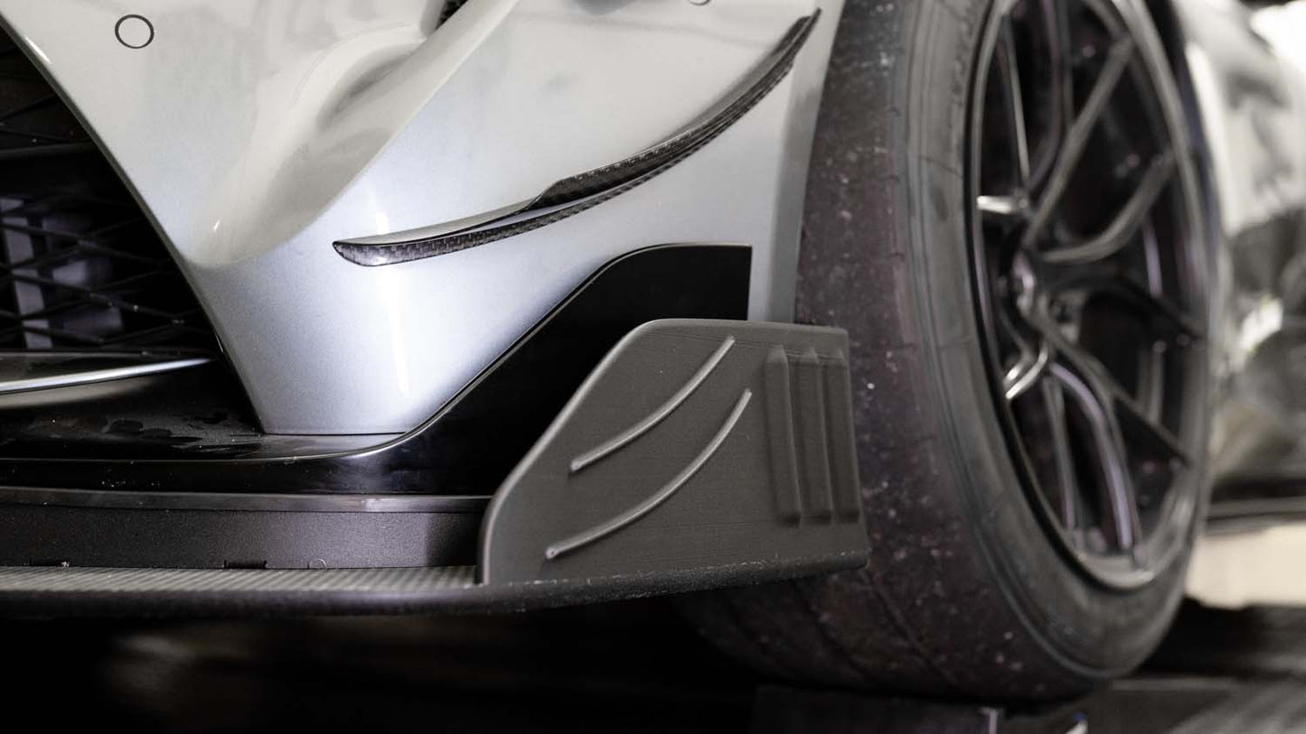 Front Splitter Endplate Kit, High Downforce - Toyota Supra