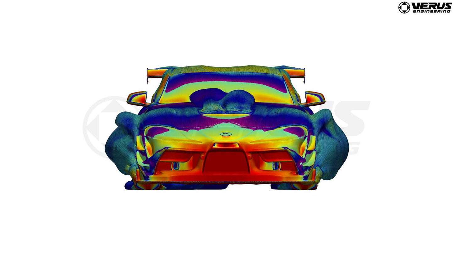 Front Splitter Endplate Kit, High Downforce - Toyota Supra