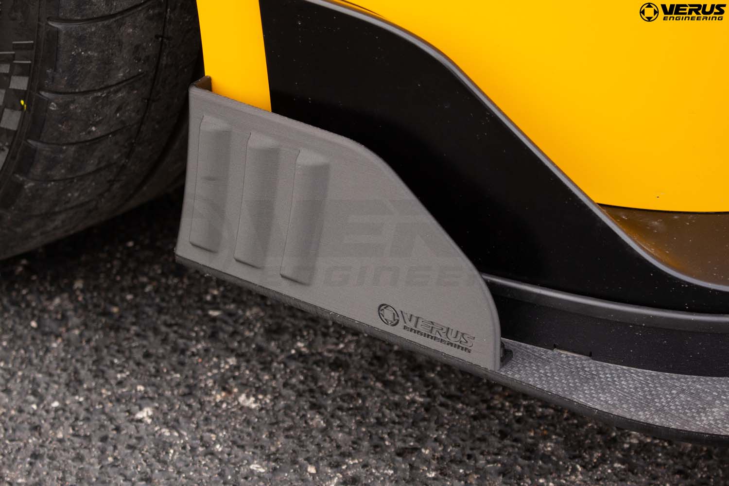 Front Splitter Endplate Kit, Standard Splitter - Toyota Supra