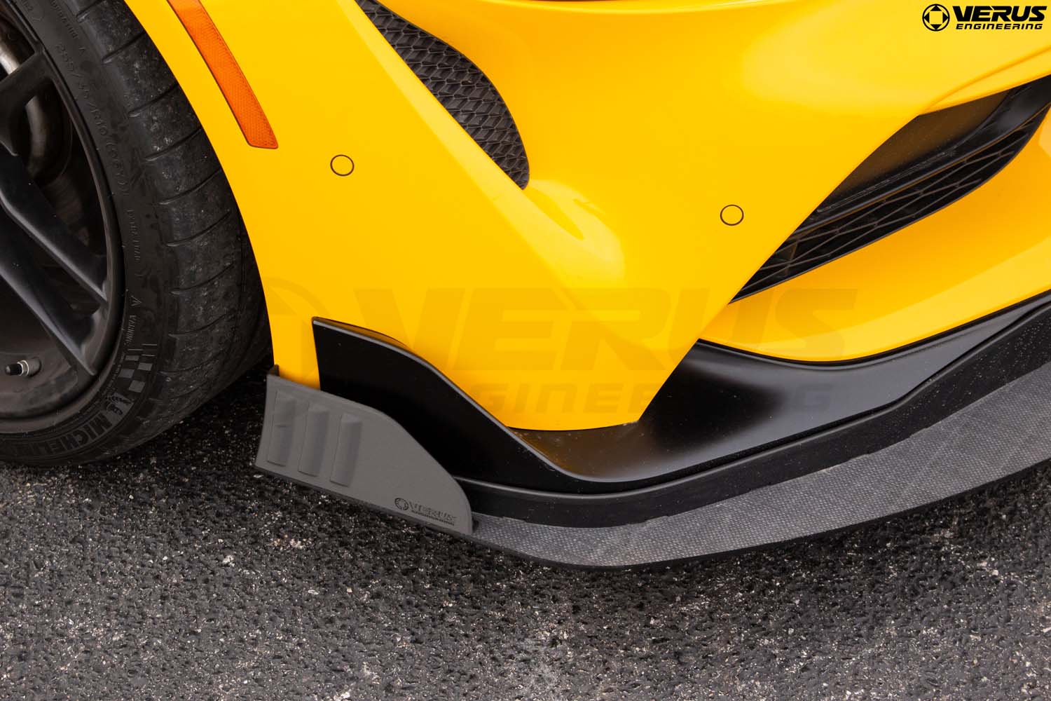 Front Splitter Endplate Kit, Standard Splitter - Toyota Supra